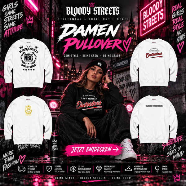 Streetwear Damen Pullover - Trendige Styles und Vielfalt entdecken