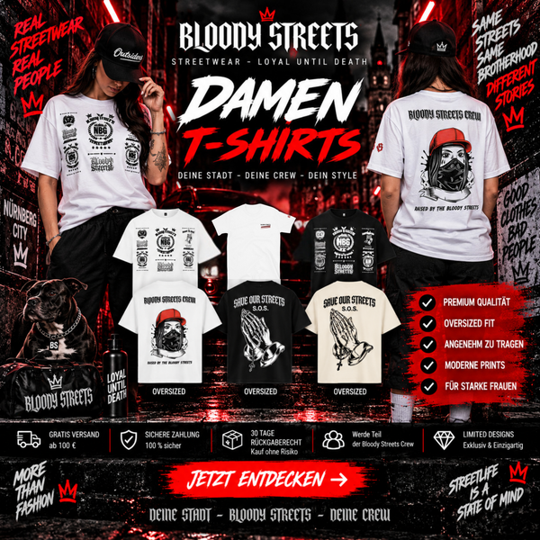Streetwear T-Shirts für Damen kaufen