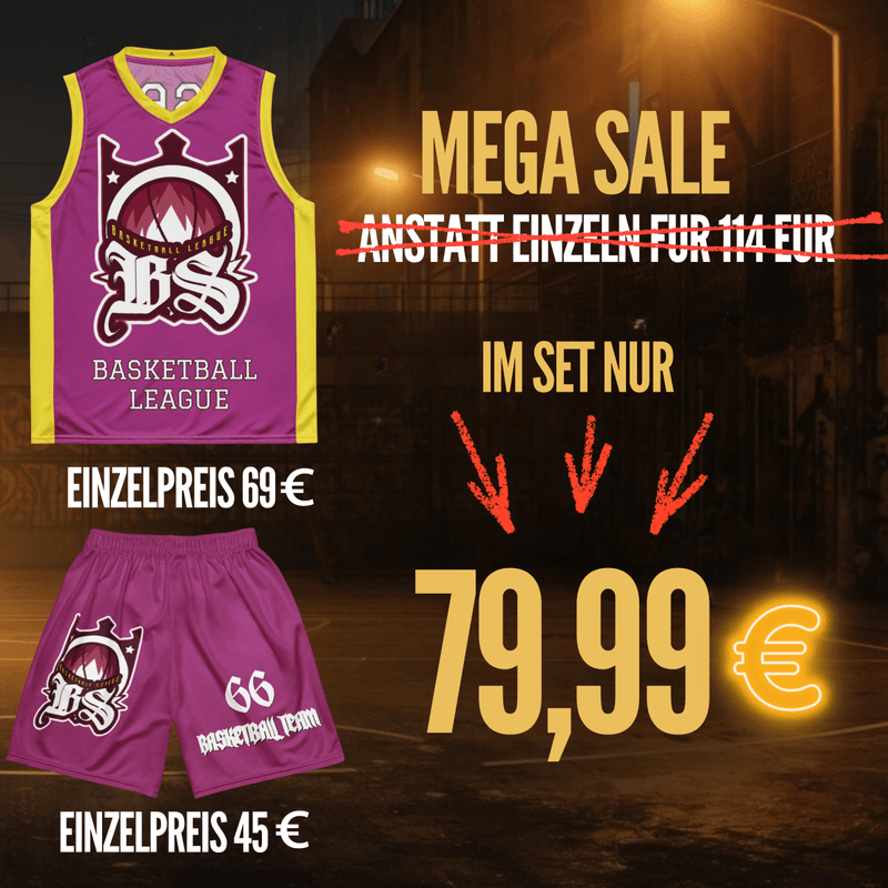 Basketball Trikot Spar-Set Purple | BLOODY-STREETS.DE