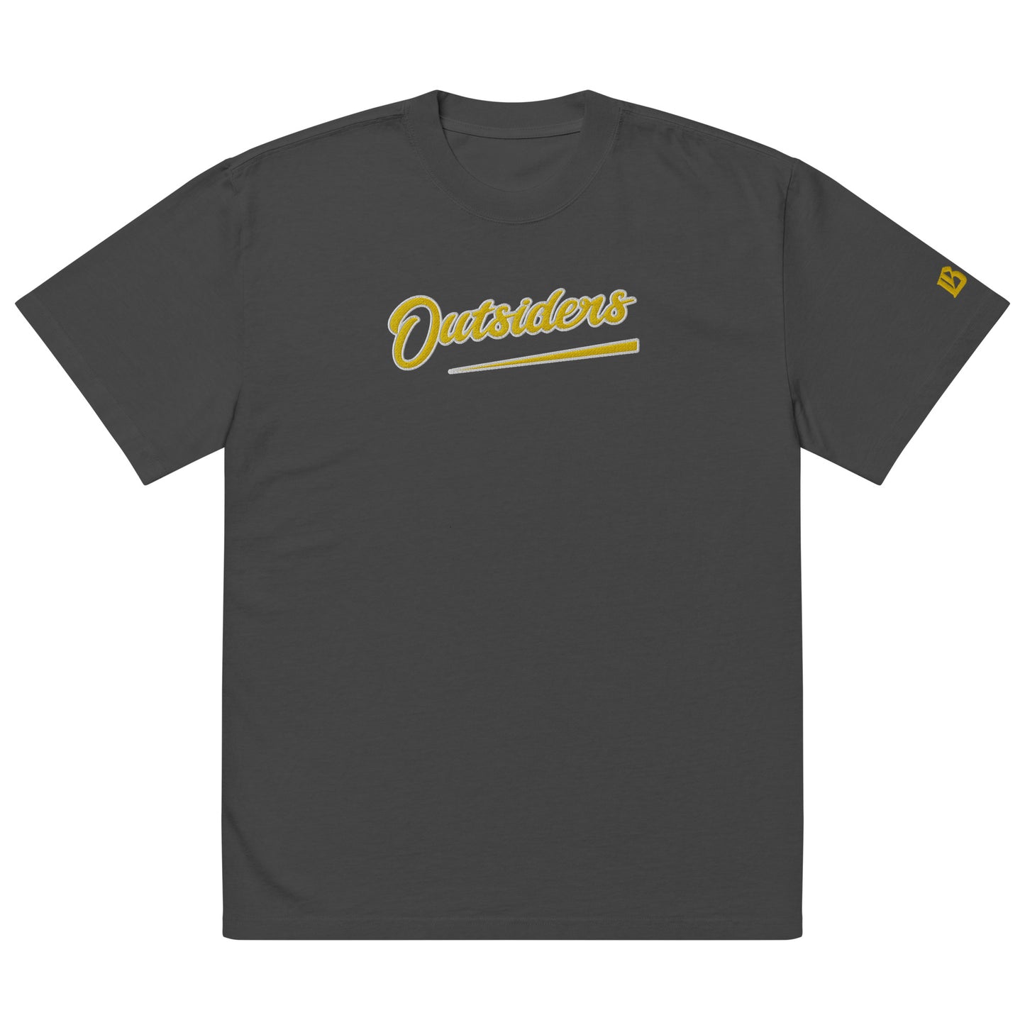 Oversized Streetwear T-Shirt BS - OUTSIDERS Vers. 2 mit verwaschenem Look