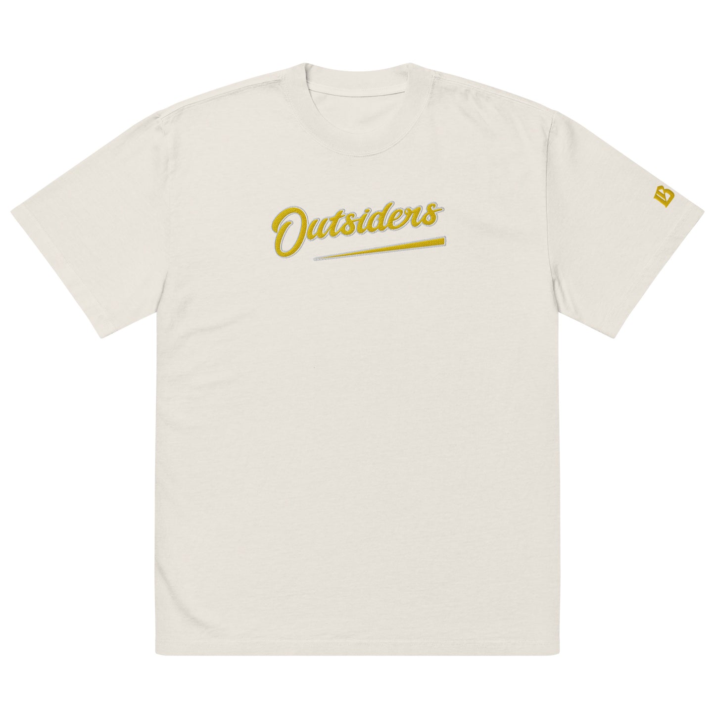 Oversized Streetwear T-Shirt BS - OUTSIDERS Vers. 2 mit verwaschenem Look