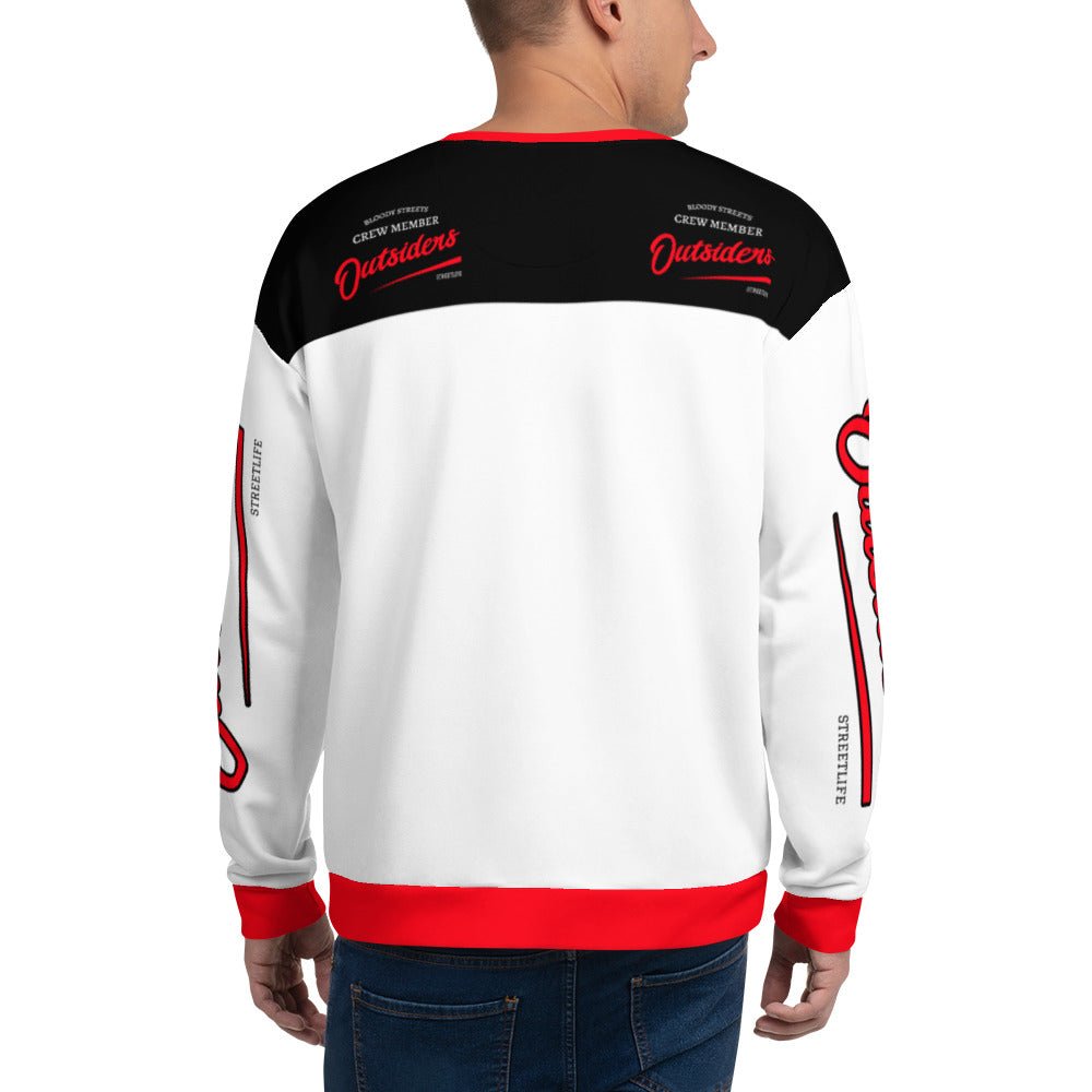 Streetwear Pullover Unisex - BS OUTSIDERS V2 - BLOODY - STREETS.DE Streetwear Herren und Damen Hoodies, T-Shirts, Pullis