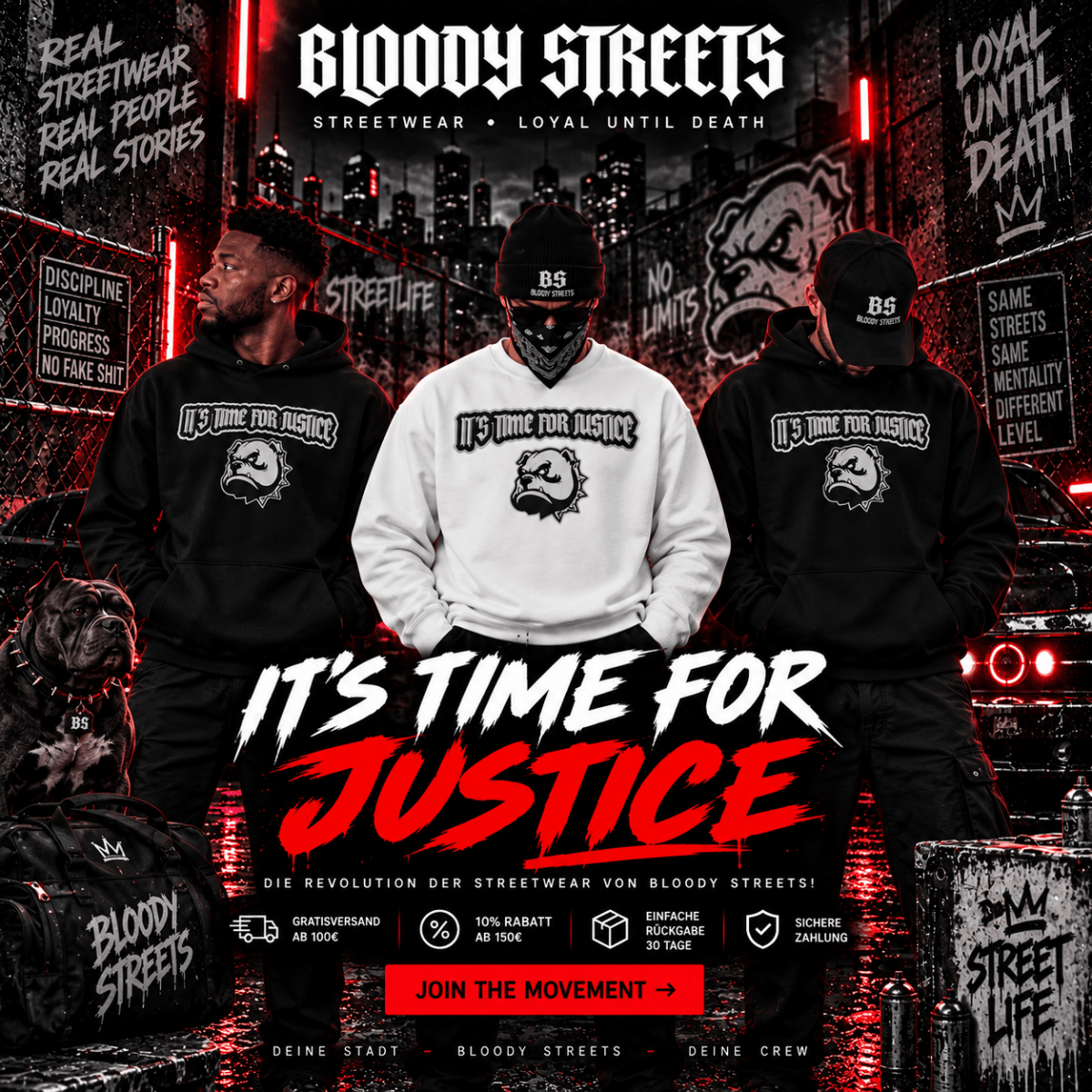 IT´S TIME FOR JUSTICE - BLOODY-STREETS.DE