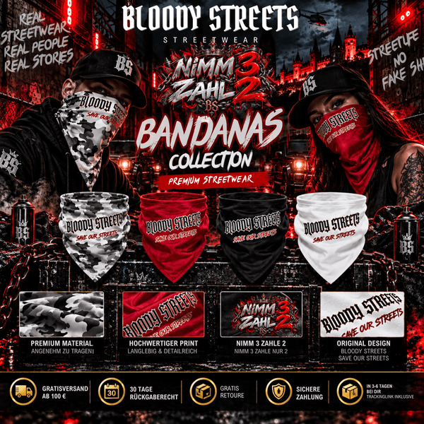 Streetwear Bandanas – Stilvolle und vielseitige Bandanas für jeden Look