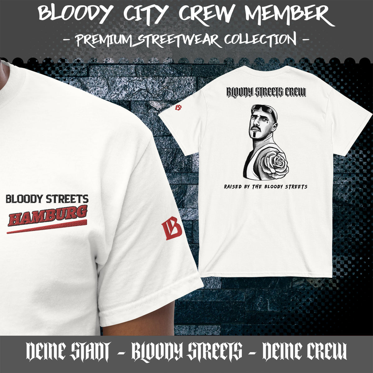 BLOODY STREETS CITY CREW MEMBER PREMIUM RED 