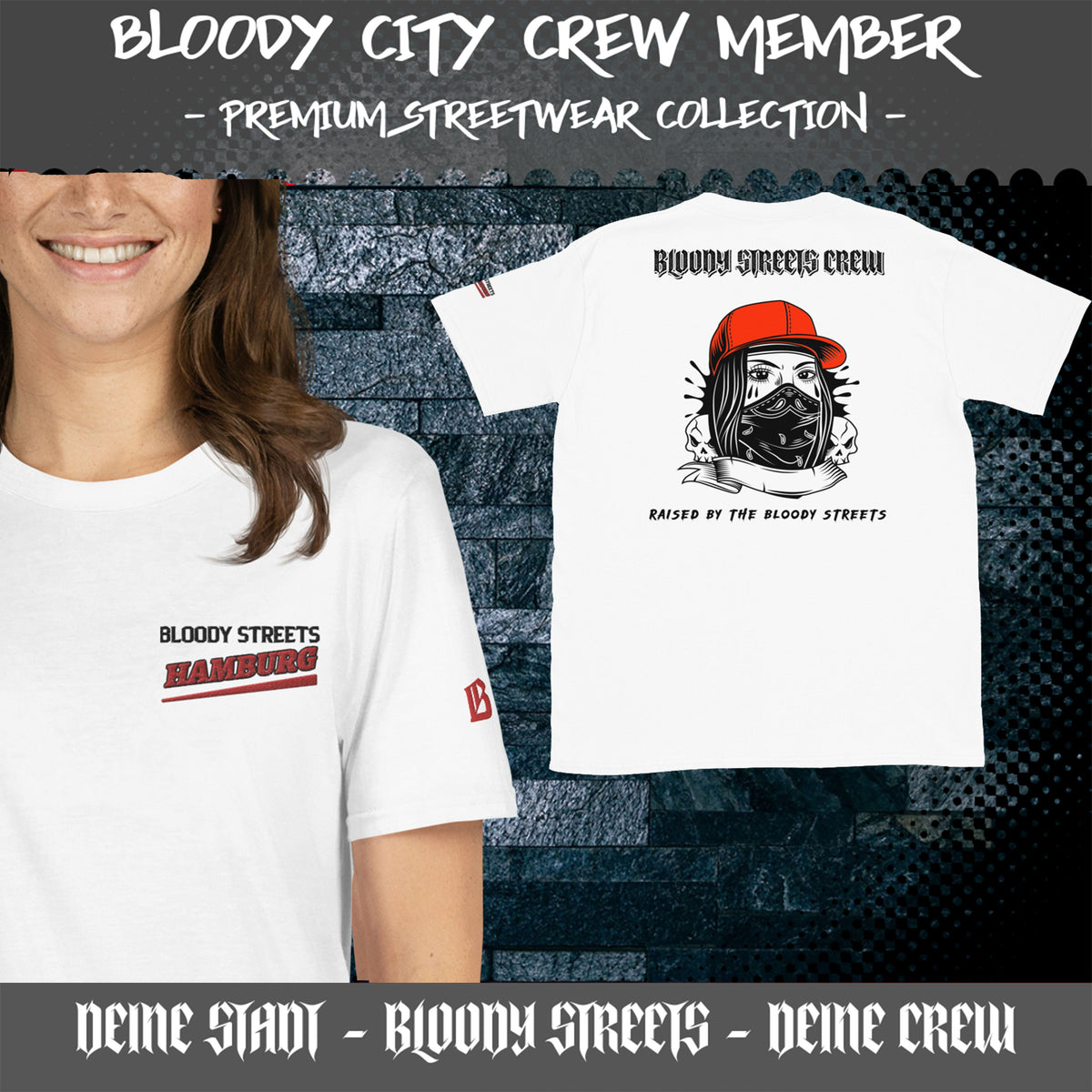 BLOODY STREETS CITY CREW MEMBER PREMIUM RED 