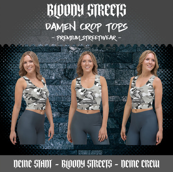 Streetwear Crop Top Kollektion für trendbewusste Frauen