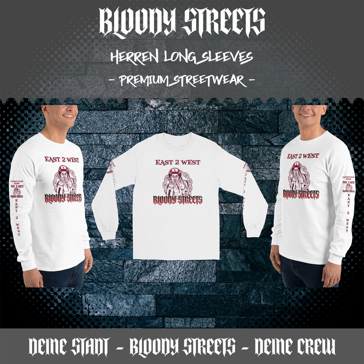 STREETWEAR HERREN LONGSLEEVE