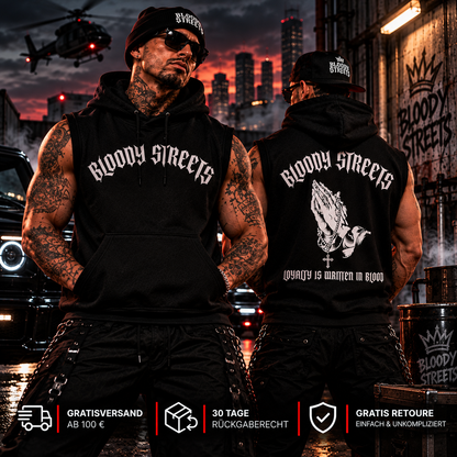 Hoodie ohne Ärmel BS333