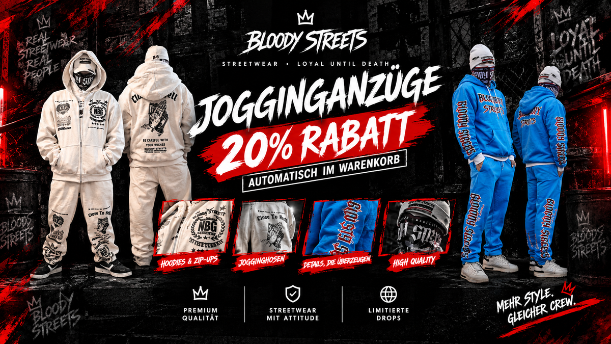 BLOODY STREETS CREW MEMBER JOGGINGANZÜGE