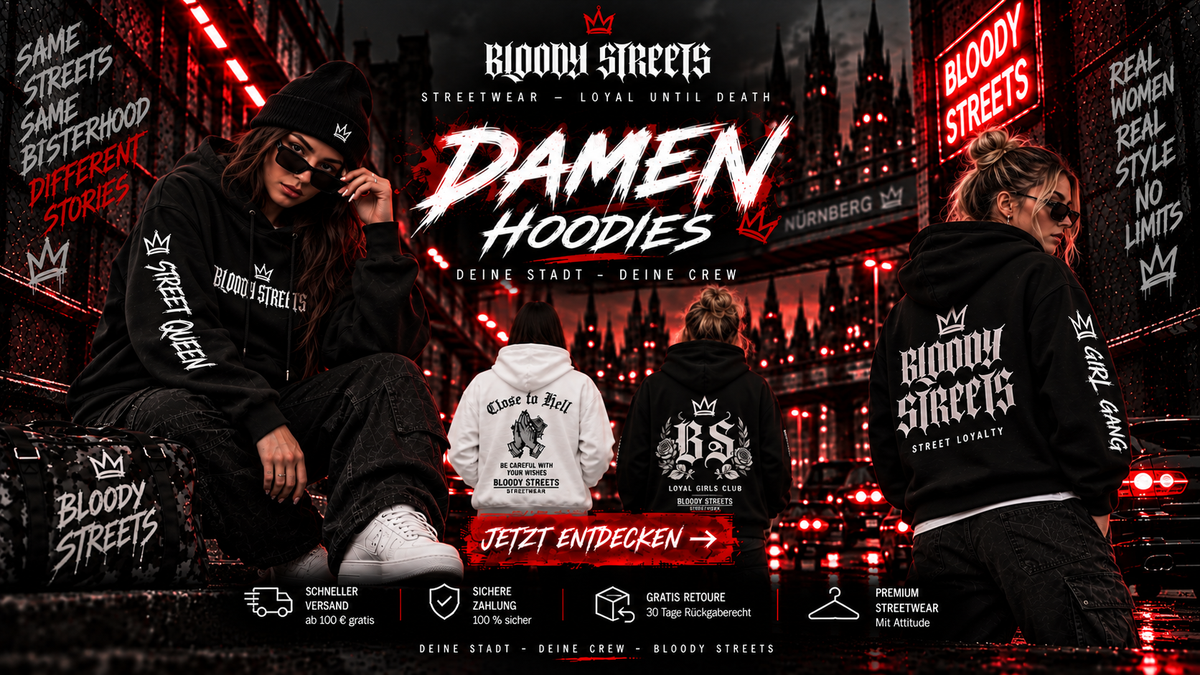 Damen Hoodies – Trendige Streetwear Hoodies Damen für jedes Outfit