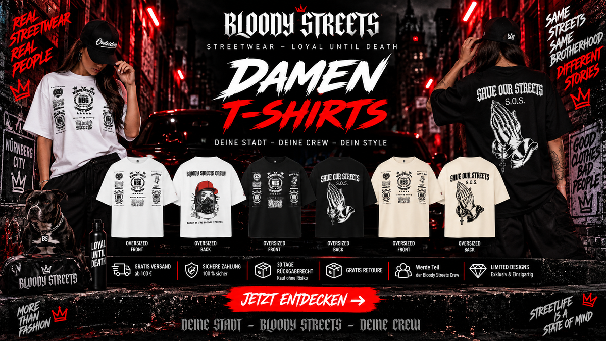 Streetwear T-Shirts für Damen kaufen