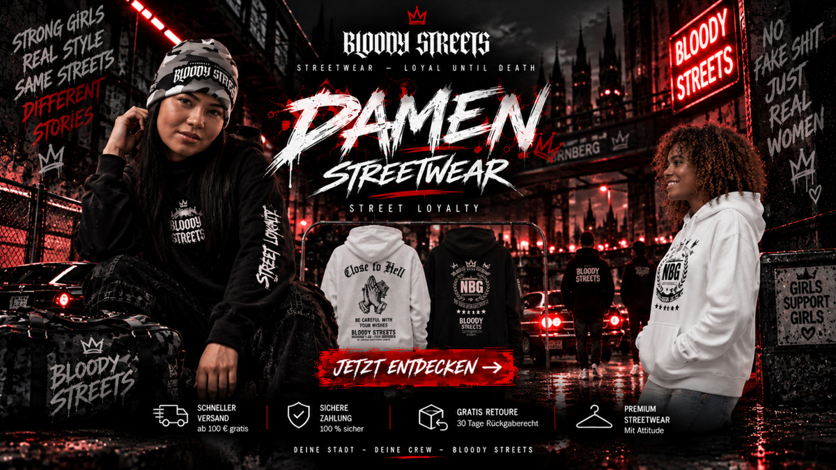 Damen Streetwear Bekleidung für trendbewusste Frauen