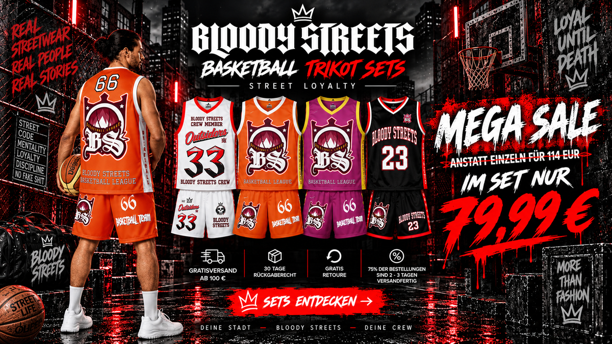 Basketball Trikot Sets für dein Team | BLOODY-STREETS.DE