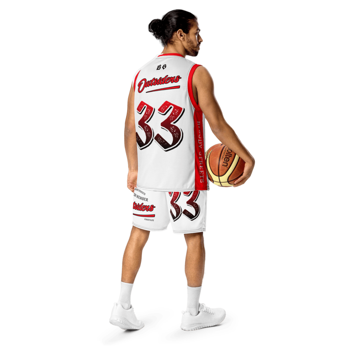 Basketball Trikot Spar - Set White - BLOODY - STREETS.DE Streetwear Herren und Damen Hoodies, T-Shirts, Pullis