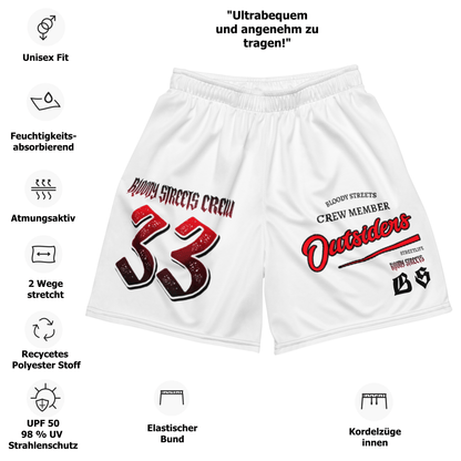 Basketball Trikot Spar - Set White - BLOODY - STREETS.DE Streetwear Herren und Damen Hoodies, T-Shirts, Pullis