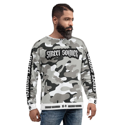 Bloody Camouflage Bull Dog Street Soldier Pullover - BLOODY - STREETS.DE Streetwear Herren und Damen Hoodies, T - Shirts, Pullis