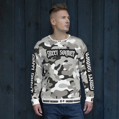 Bloody Camouflage Bull Dog Street Soldier Pullover - BLOODY - STREETS.DE Streetwear Herren und Damen Hoodies, T - Shirts, Pullis