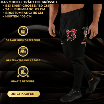 Bloody Streets Hockey Herren Joggers - BLOODY-STREETS.DE Streetwear Herren und Damen Hoodies, T-Shirts, Pullis