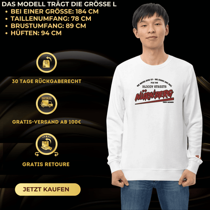 BS CITY Nürnberg Crew Member Red "Lady" Pullover - BLOODY - STREETS.DE Streetwear Herren und Damen Hoodies, T-Shirts, Pullis