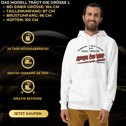 BS CITY Regensburg Crew Member Hoodie NEW VERS - BLOODY - STREETS.DE Streetwear Herren und Damen Hoodies, T-Shirts, Pullis