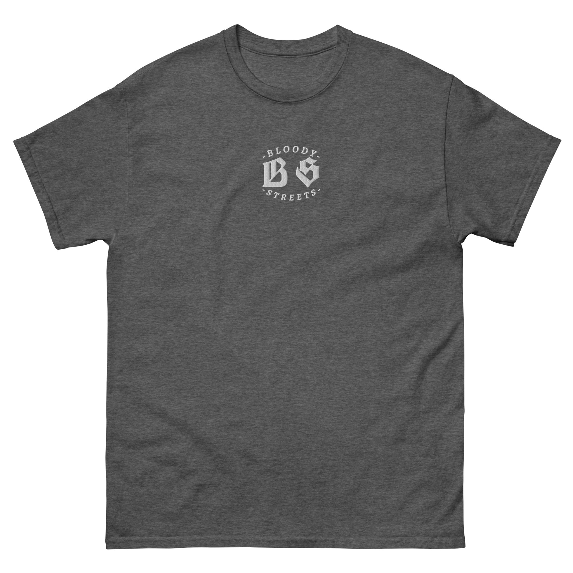 Klassisches Herren Streetwear T-Shirt "BLOODY STREETS" - BLOODY-STREETS.DE Streetwear Herren und Damen Hoodies, T-Shirts, Pullis