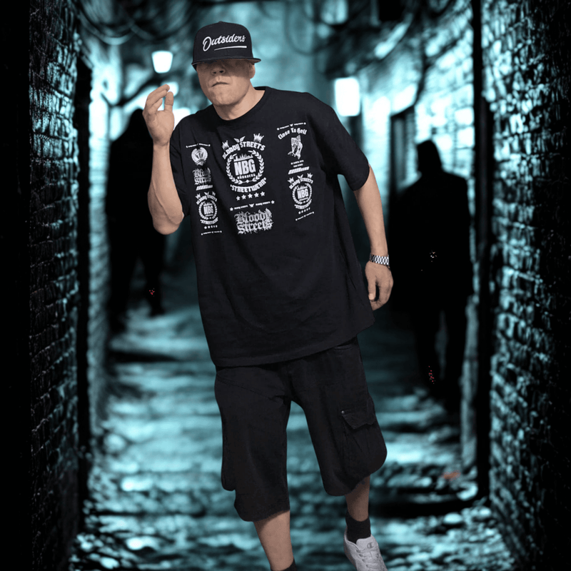 Oversize T-Shirt BS NÜRNBERG - BLOODY - STREETS.DE Streetwear Herren und Damen Hoodies, T-Shirts, Pullis