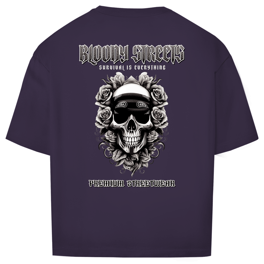 Oversize T-Shirt BS NÜRNBERG - BLOODY - STREETS.DE Streetwear Herren und Damen Hoodies, T-Shirts, Pullis