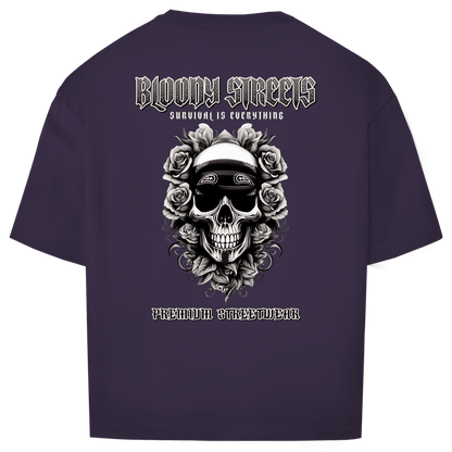 Oversize T-Shirt BS NÜRNBERG - BLOODY - STREETS.DE Streetwear Herren und Damen Hoodies, T-Shirts, Pullis