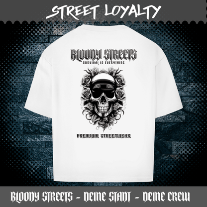 Oversize T-Shirt BS NÜRNBERG - BLOODY - STREETS.DE Streetwear Herren und Damen Hoodies, T-Shirts, Pullis