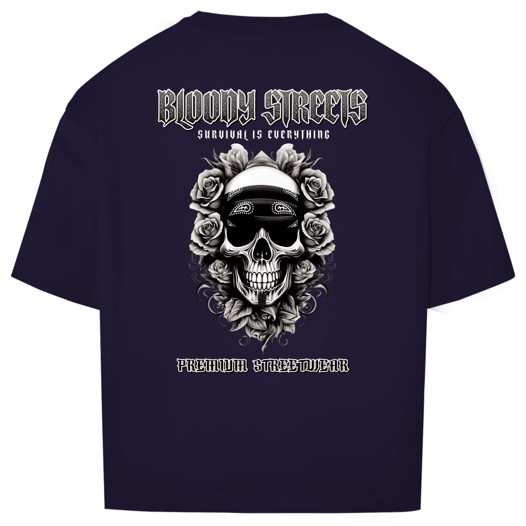 Oversize T-Shirt BS NÜRNBERG - BLOODY - STREETS.DE Streetwear Herren und Damen Hoodies, T-Shirts, Pullis