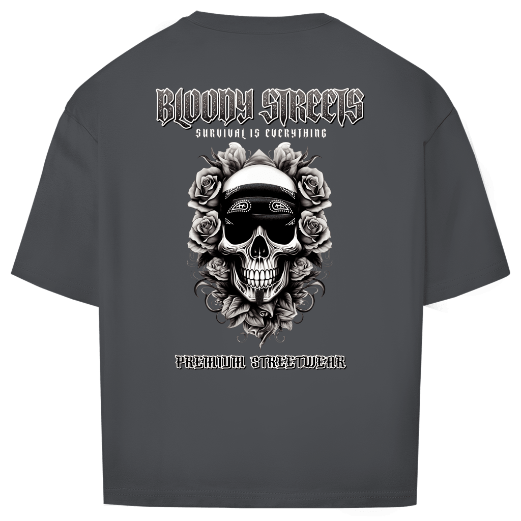 Oversize T-Shirt BS NÜRNBERG - BLOODY - STREETS.DE Streetwear Herren und Damen Hoodies, T-Shirts, Pullis