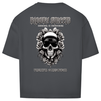 Oversize T-Shirt BS NÜRNBERG - BLOODY - STREETS.DE Streetwear Herren und Damen Hoodies, T-Shirts, Pullis