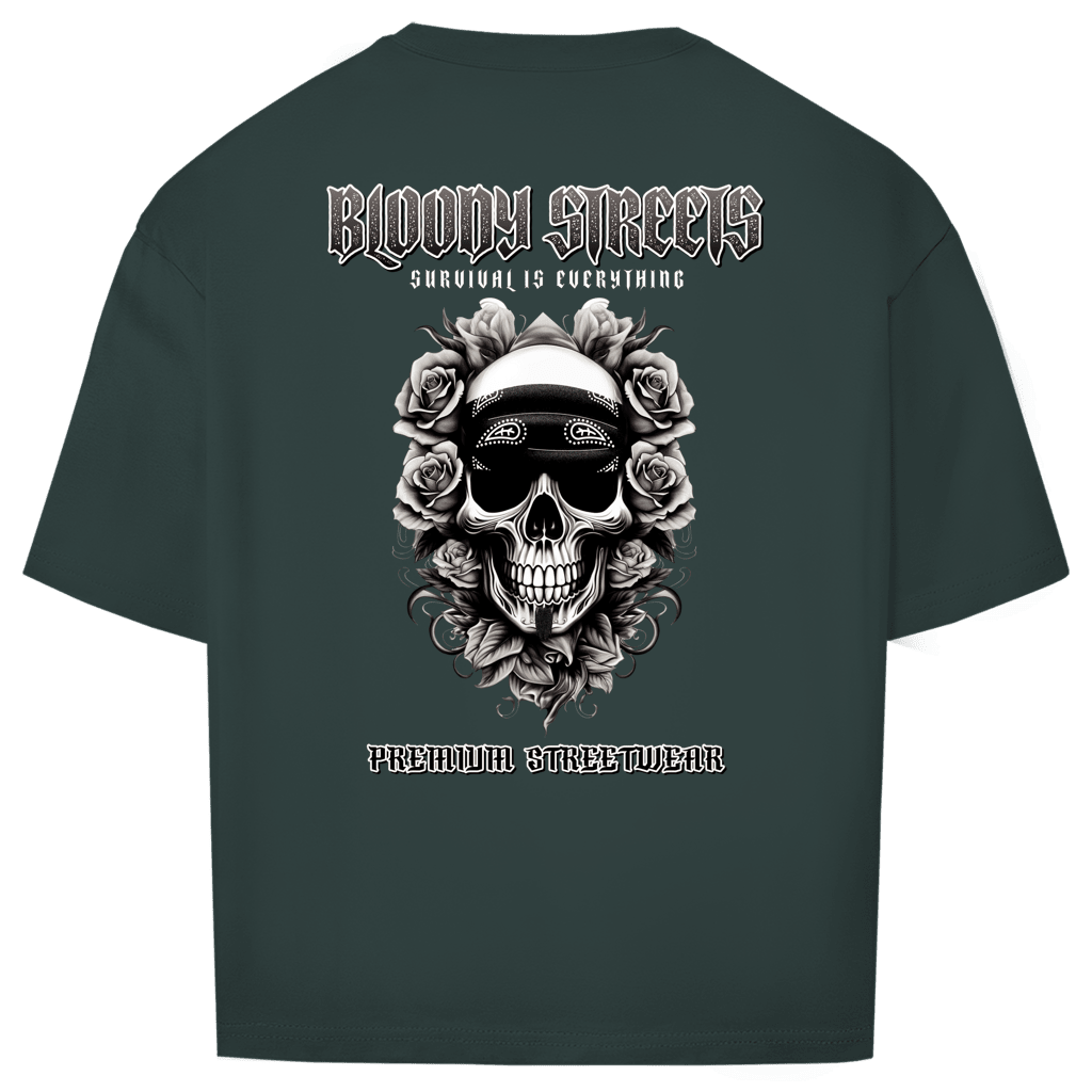 Oversize T-Shirt BS NÜRNBERG - BLOODY - STREETS.DE Streetwear Herren und Damen Hoodies, T-Shirts, Pullis