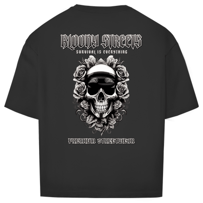 Oversize T-Shirt BS NÜRNBERG - BLOODY - STREETS.DE Streetwear Herren und Damen Hoodies, T-Shirts, Pullis