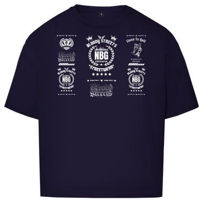 Oversize T-Shirt BS NÜRNBERG - BLOODY - STREETS.DE Streetwear Herren und Damen Hoodies, T-Shirts, Pullis