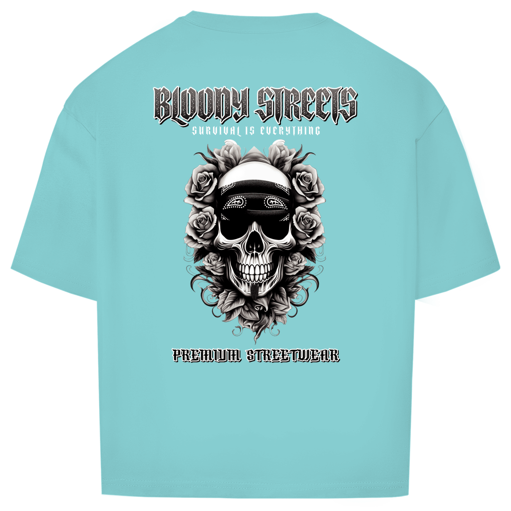 Oversize T-Shirt BS NÜRNBERG - BLOODY - STREETS.DE Streetwear Herren und Damen Hoodies, T-Shirts, Pullis