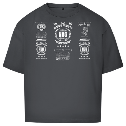 Oversize T-Shirt BS NÜRNBERG - BLOODY - STREETS.DE Streetwear Herren und Damen Hoodies, T-Shirts, Pullis