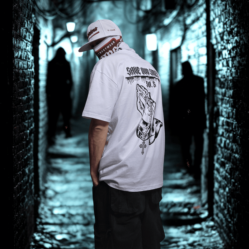 Oversize T-Shirt S.O.S. SAVE OUR STREETS BS - BLOODY - STREETS.DE Streetwear Herren und Damen Hoodies, T-Shirts, Pullis
