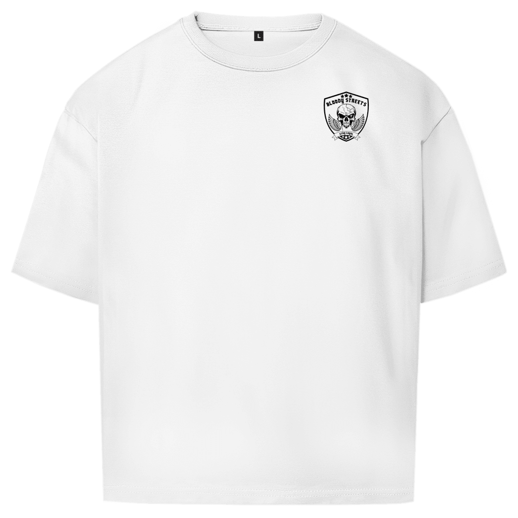 Oversize T-Shirt S.O.S. SAVE OUR STREETS BS - BLOODY - STREETS.DE Streetwear Herren und Damen Hoodies, T-Shirts, Pullis