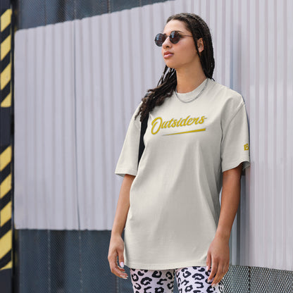 Oversized Streetwear T-Shirt BS - OUTSIDERS Vers. 2 mit verwaschenem Look