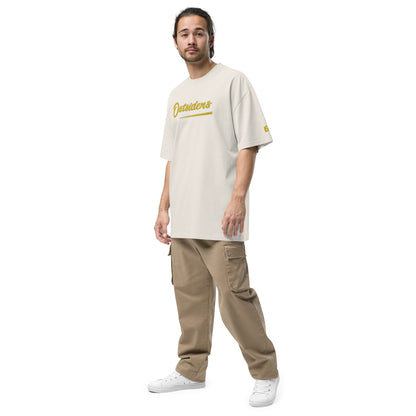 Oversized Streetwear T-Shirt BS - OUTSIDERS Vers. 2 mit verwaschenem Look