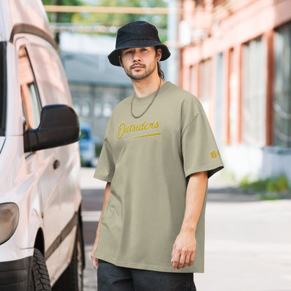 Oversized Streetwear T-Shirt BS - OUTSIDERS Vers. 2 mit verwaschenem Look