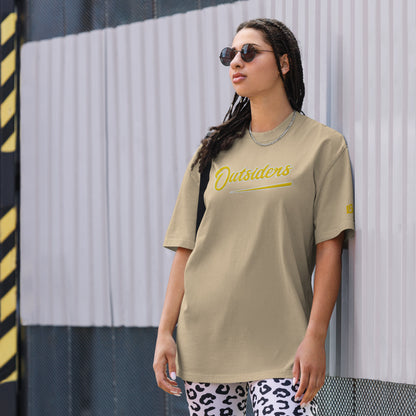 Oversized Streetwear T-Shirt BS - OUTSIDERS Vers. 2 mit verwaschenem Look