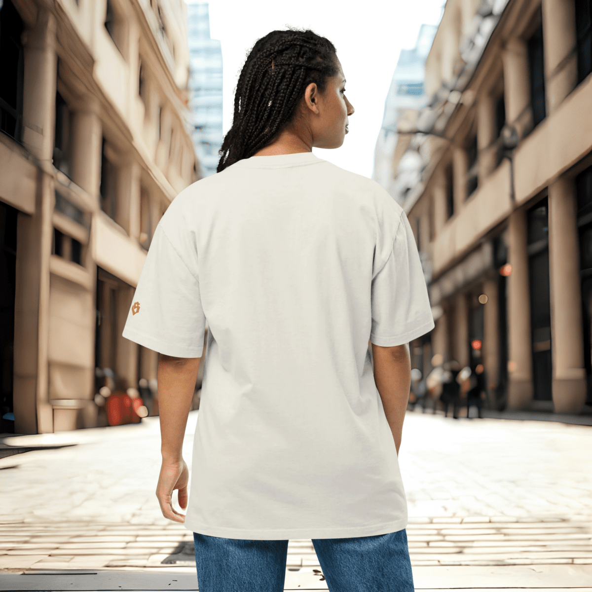 Oversized Streetwear T-Shirt BS - OUTSIDERS Vers. 2 mit verwaschenem Look - BLOODY - STREETS.DE Streetwear Herren und Damen Hoodies, T-Shirts, Pullis