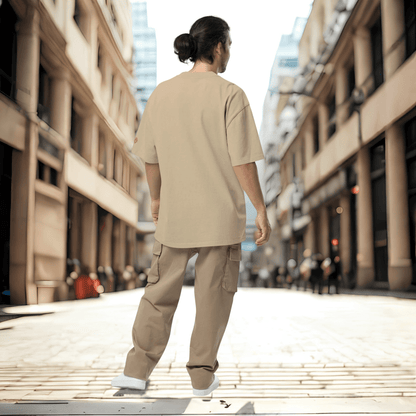 Oversized Streetwear T-Shirt BS - OUTSIDERS Vers. 2 mit verwaschenem Look - BLOODY - STREETS.DE Streetwear Herren und Damen Hoodies, T-Shirts, Pullis