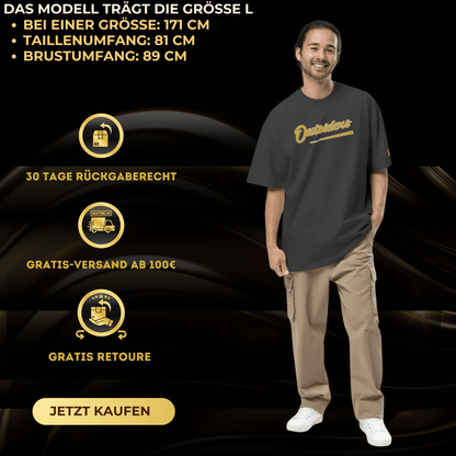Oversized Streetwear T-Shirt BS - OUTSIDERS Vers. 2 mit verwaschenem Look - BLOODY - STREETS.DE Streetwear Herren und Damen Hoodies, T-Shirts, Pullis