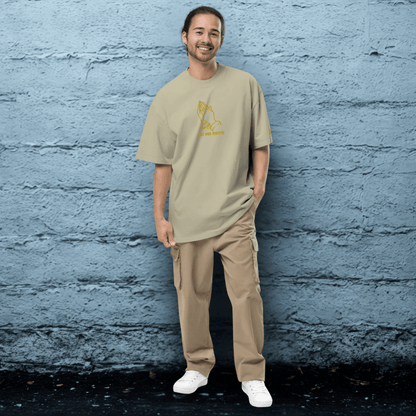 Oversized Streetwear T-Shirt mit verwaschenem Look | S.O.S. SAVE OUR STREETS - BLOODY - STREETS.DE Streetwear Herren und Damen Hoodies, T-Shirts, Pullis
