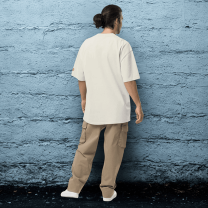 Oversized Streetwear T-Shirt mit verwaschenem Look | S.O.S. SAVE OUR STREETS - BLOODY - STREETS.DE Streetwear Herren und Damen Hoodies, T-Shirts, Pullis