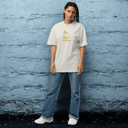Oversized Streetwear T-Shirt mit verwaschenem Look | S.O.S. SAVE OUR STREETS - BLOODY - STREETS.DE Streetwear Herren und Damen Hoodies, T-Shirts, Pullis